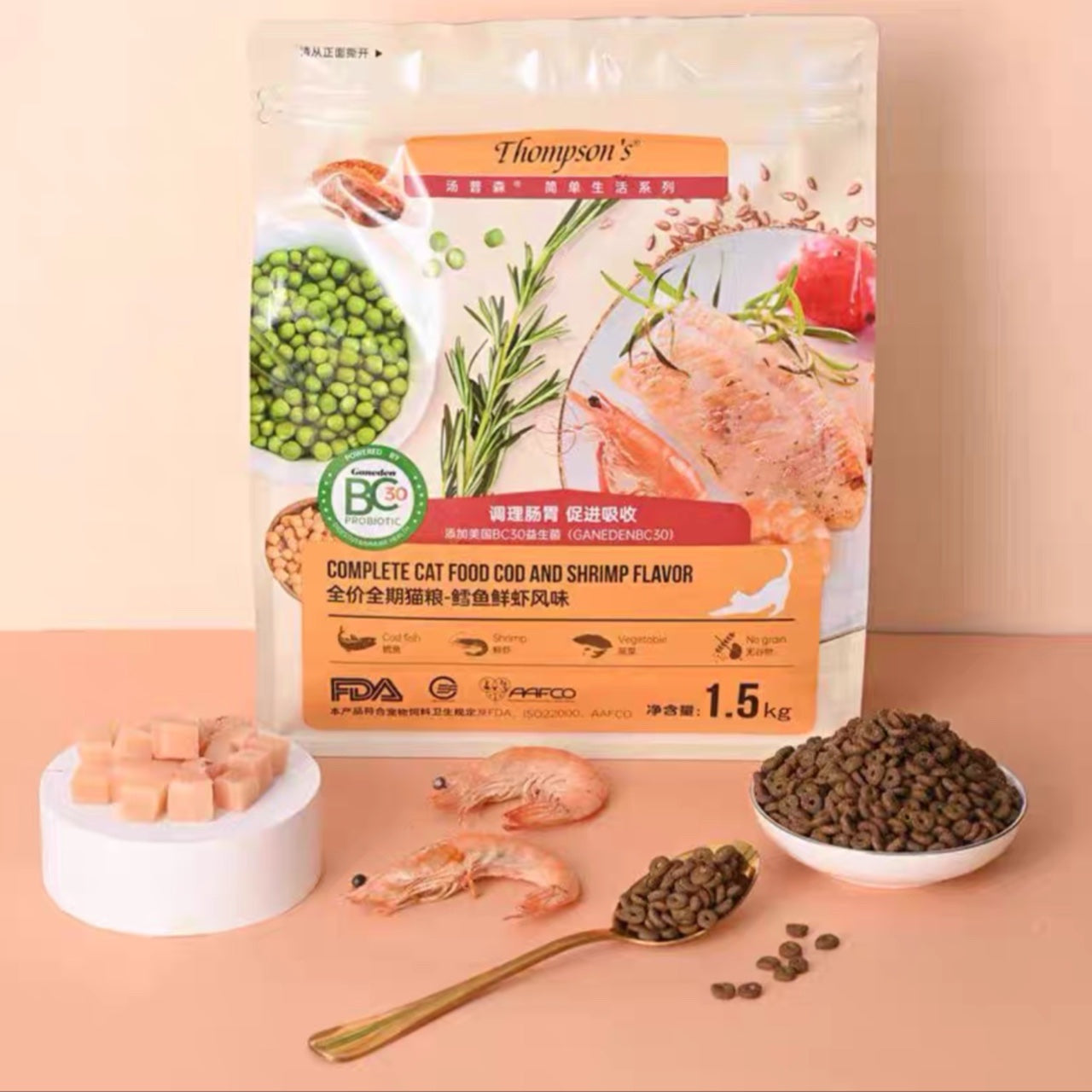 ចំណីឆ្មា Thompson's
