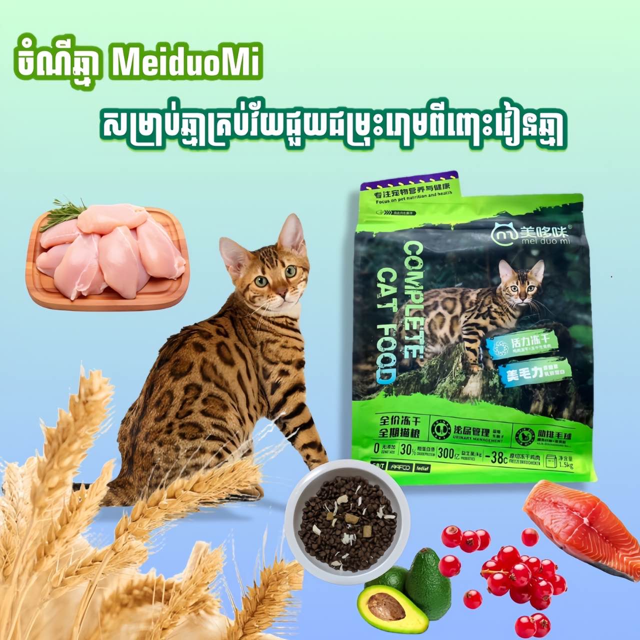 ចំណីឆ្មា MeiduoMi